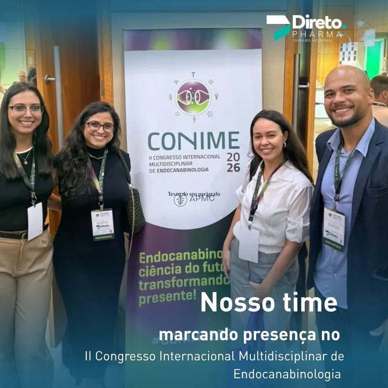 Equipe Direto Pharma no congresso CONIME 2026
